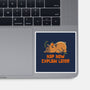 Nap Now Explain Later-None-Glossy-Sticker-worlddominationforcats