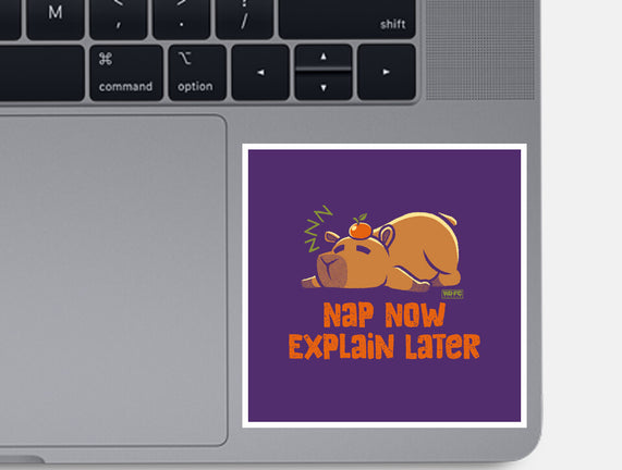 Nap Now Explain Later