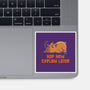 Nap Now Explain Later-None-Glossy-Sticker-worlddominationforcats