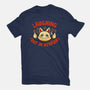 Laughing But In Despair-Mens-Basic-Tee-worlddominationforcats