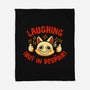 Laughing But In Despair-None-Fleece-Blanket-worlddominationforcats