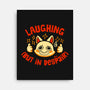 Laughing But In Despair-None-Stretched-Canvas-worlddominationforcats