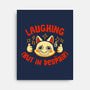 Laughing But In Despair-None-Stretched-Canvas-worlddominationforcats