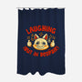 Laughing But In Despair-None-Polyester-Shower Curtain-worlddominationforcats