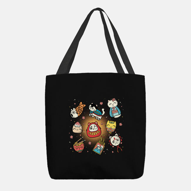 Kawaii Japanese Cat Collection-None-Basic Tote-Bag-Freecheese