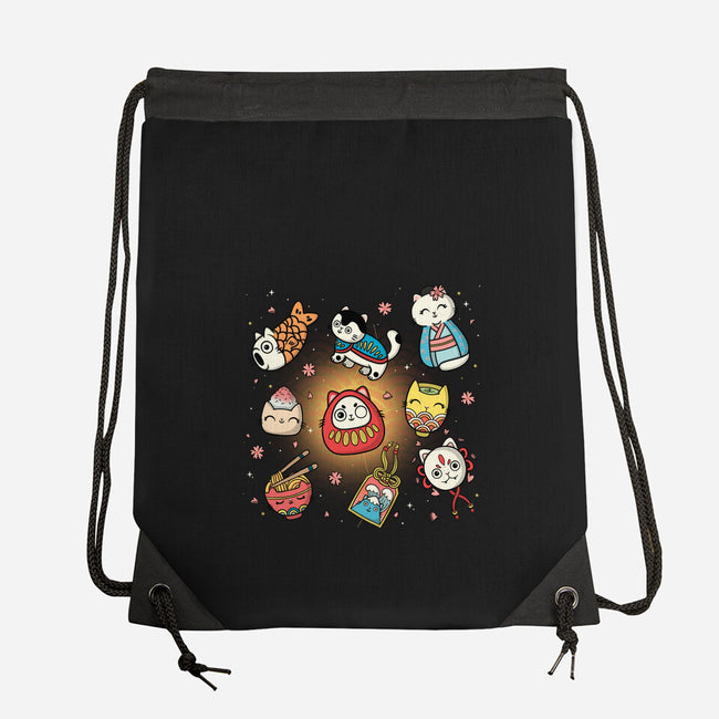 Kawaii Japanese Cat Collection-None-Drawstring-Bag-Freecheese