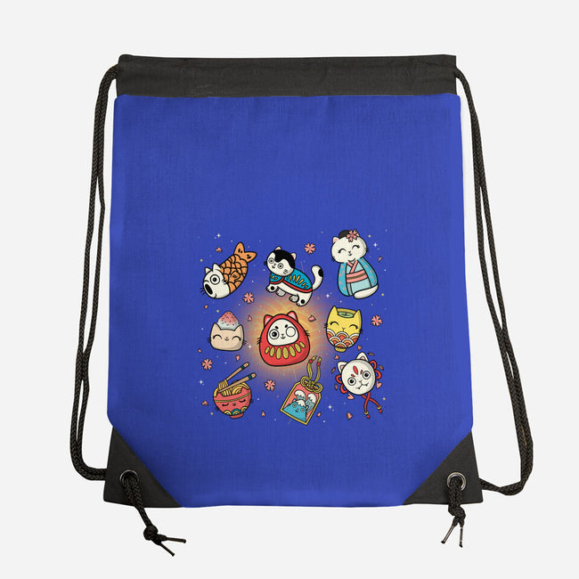Kawaii Japanese Cat Collection-None-Drawstring-Bag-Freecheese