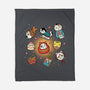 Kawaii Japanese Cat Collection-None-Fleece-Blanket-Freecheese