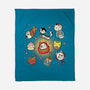 Kawaii Japanese Cat Collection-None-Fleece-Blanket-Freecheese