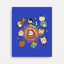 Kawaii Japanese Cat Collection-None-Stretched-Canvas-Freecheese