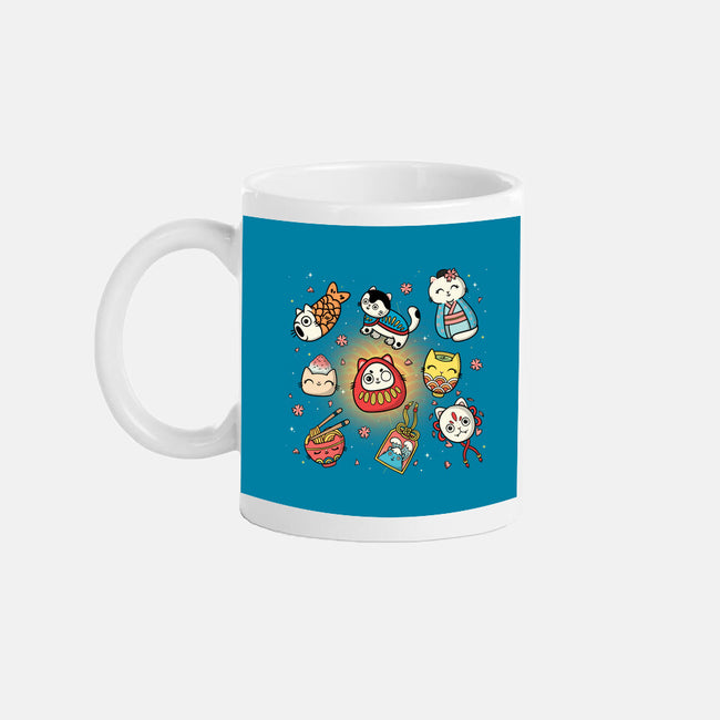 Kawaii Japanese Cat Collection-None-Mug-Drinkware-Freecheese