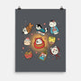 Kawaii Japanese Cat Collection-None-Matte-Poster-Freecheese