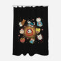 Kawaii Japanese Cat Collection-None-Polyester-Shower Curtain-Freecheese