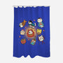 Kawaii Japanese Cat Collection-None-Polyester-Shower Curtain-Freecheese