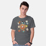 Kawaii Japanese Cat Collection-Mens-Basic-Tee-Freecheese