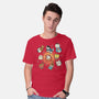 Kawaii Japanese Cat Collection-Mens-Basic-Tee-Freecheese