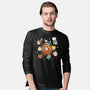 Kawaii Japanese Cat Collection-Mens-Long Sleeved-Tee-Freecheese