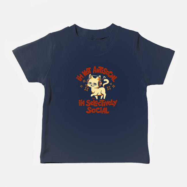 Just Selectively Social-Baby-Basic-Tee-worlddominationforcats