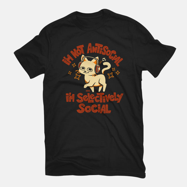 Just Selectively Social-Womens-Fitted-Tee-worlddominationforcats