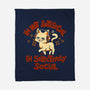 Just Selectively Social-None-Fleece-Blanket-worlddominationforcats