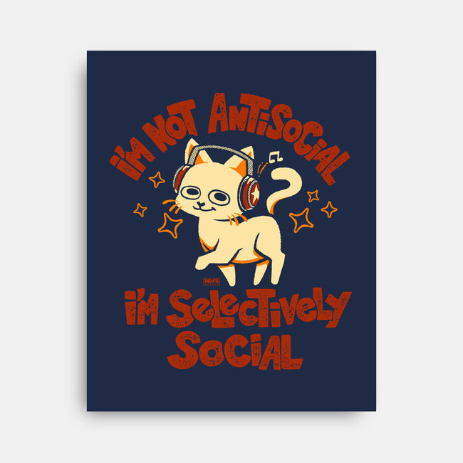 Just Selectively Social-None-Stretched-Canvas-worlddominationforcats