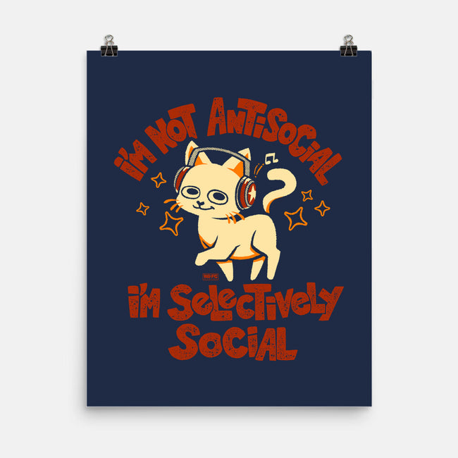 Just Selectively Social-None-Matte-Poster-worlddominationforcats