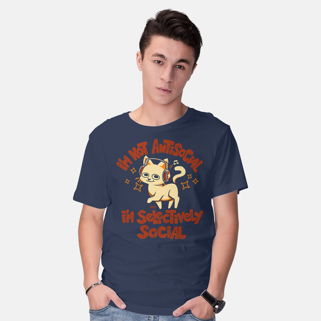Just Selectively Social-Mens-Basic-Tee-worlddominationforcats