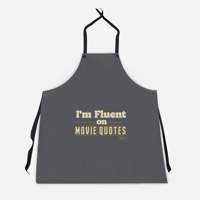 I Speak Fluent Movie Quotes-Unisex-Kitchen-Apron-worlddominationforcats