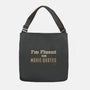I Speak Fluent Movie Quotes-None-Adjustable Tote-Bag-worlddominationforcats