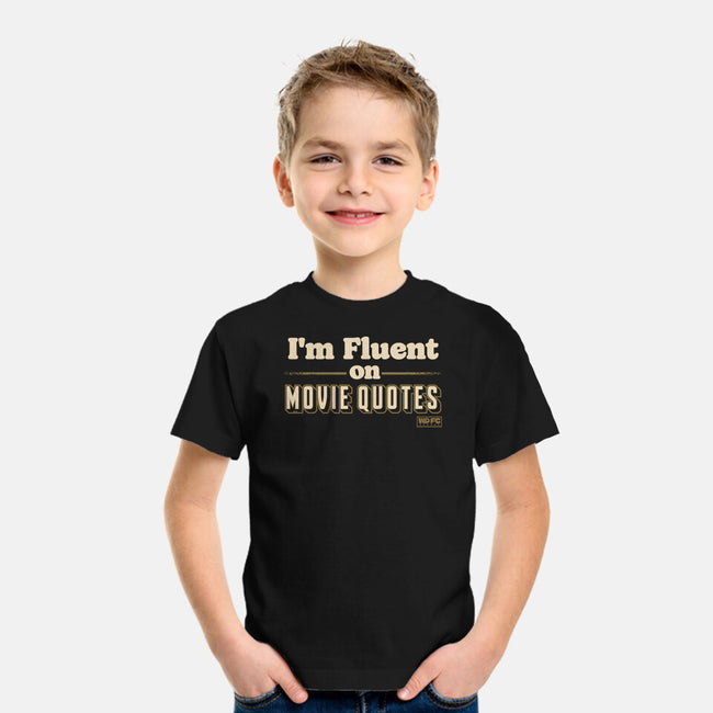 I Speak Fluent Movie Quotes-Youth-Basic-Tee-worlddominationforcats