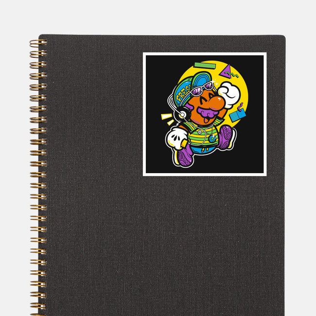 Fresh Jump-None-Glossy-Sticker-krisren28