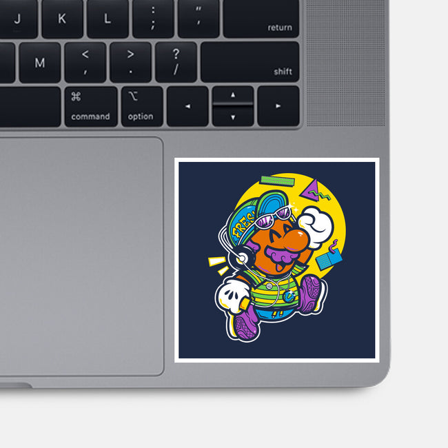 Fresh Jump-None-Glossy-Sticker-krisren28