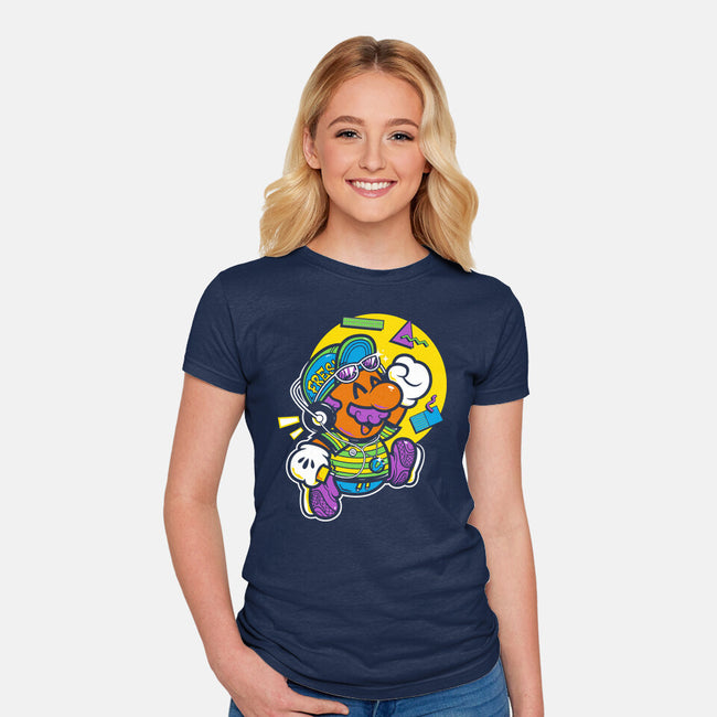 Fresh Jump-Womens-Fitted-Tee-krisren28