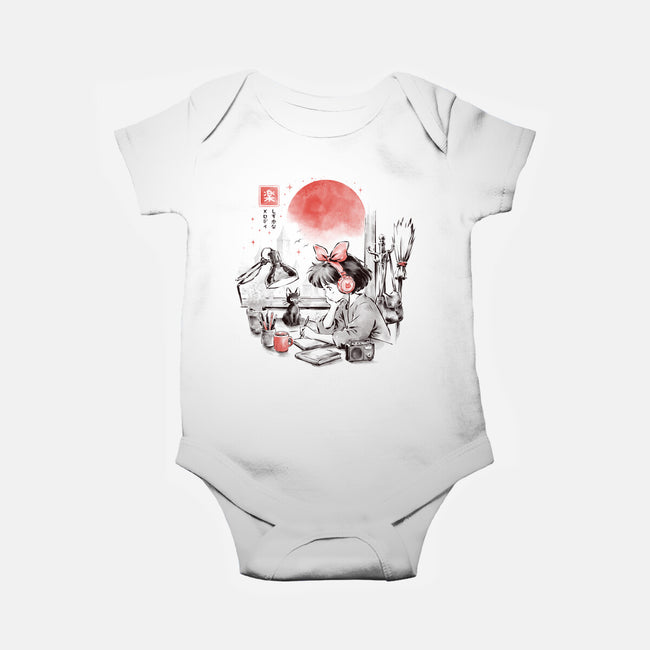 Quiet Melody-Baby-Basic-Onesie-eduely