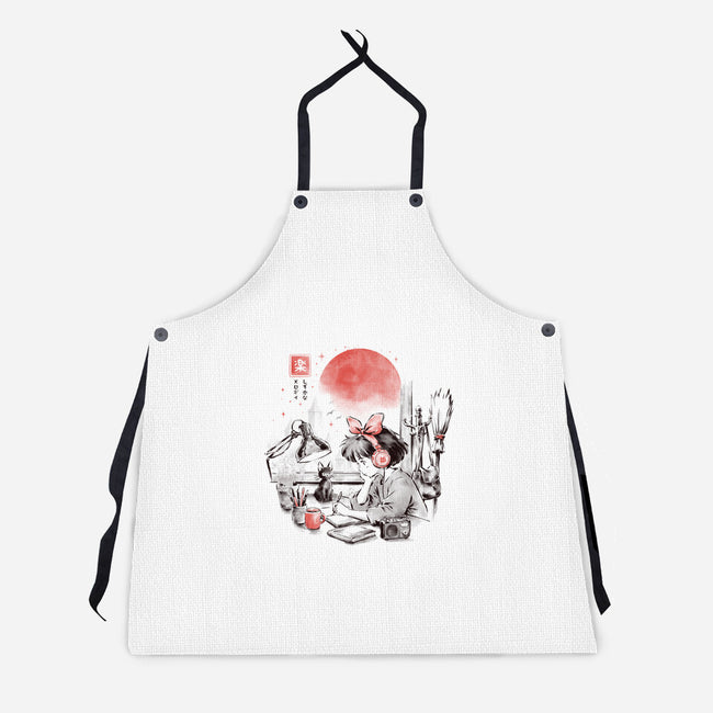Quiet Melody-Unisex-Kitchen-Apron-eduely