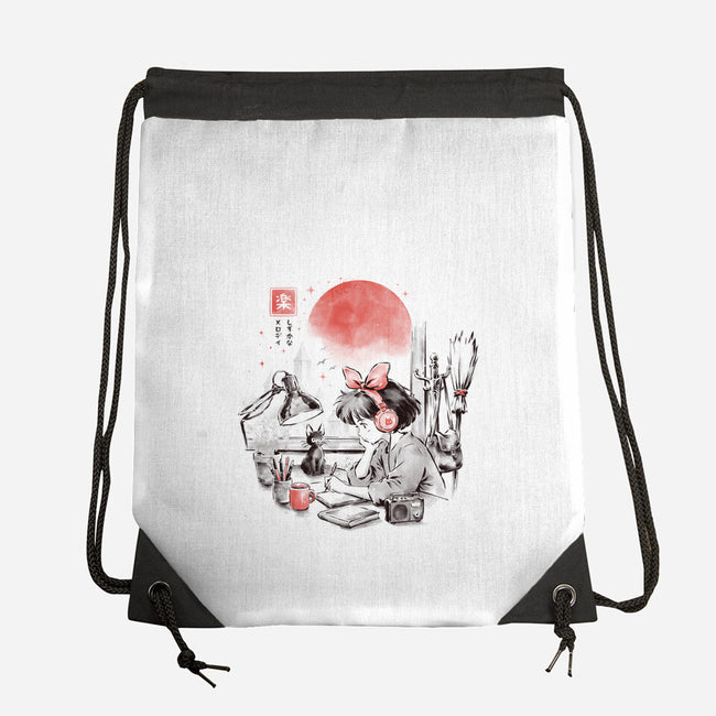 Quiet Melody-None-Drawstring-Bag-eduely
