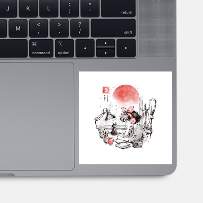 Quiet Melody-None-Glossy-Sticker-eduely