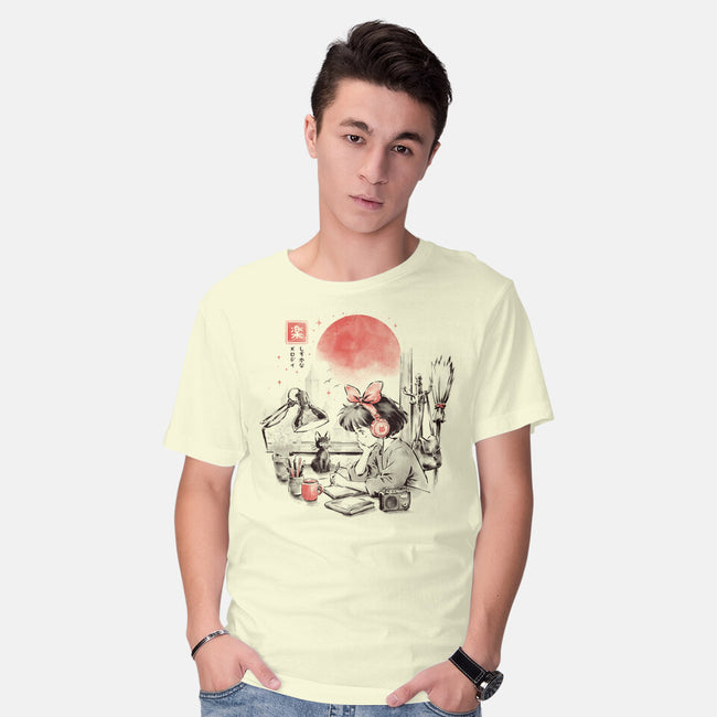 Quiet Melody-Mens-Basic-Tee-eduely