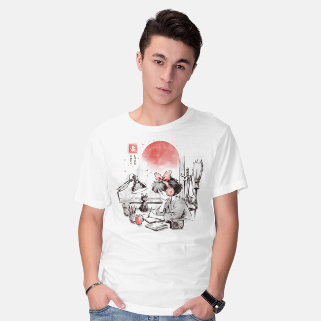 Quiet Melody-Mens-Basic-Tee-eduely