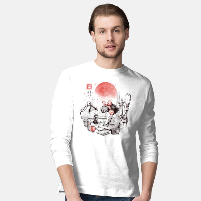 Quiet Melody-Mens-Long Sleeved-Tee-eduely