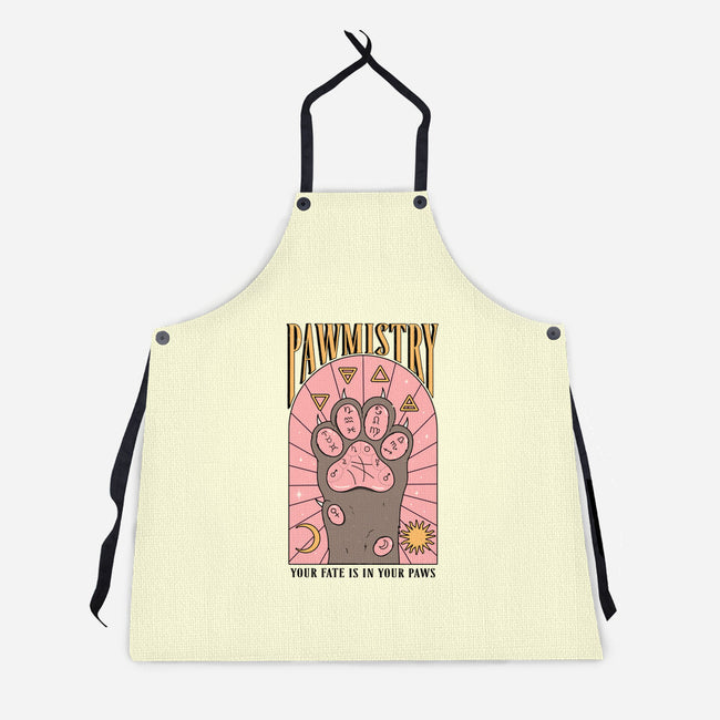 Paw Reading-Unisex-Kitchen-Apron-Thiago Correa