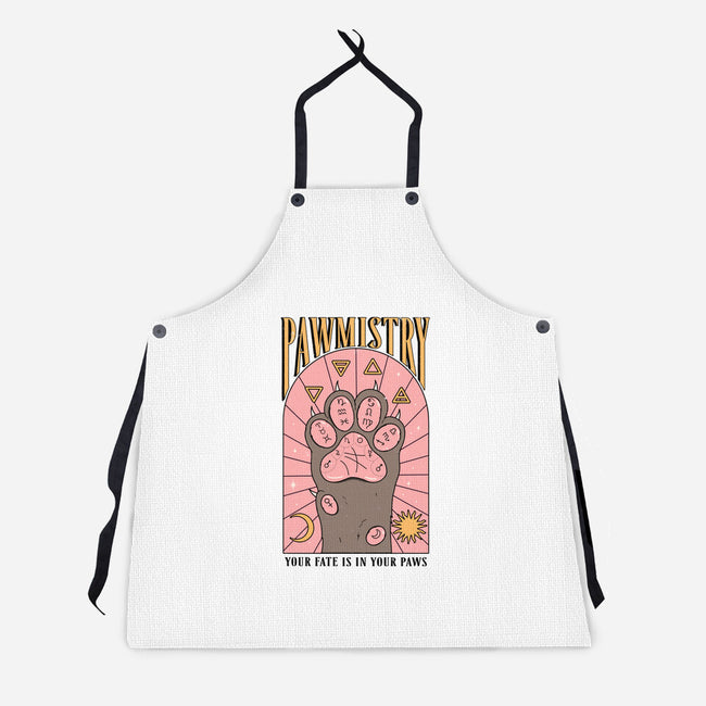 Paw Reading-Unisex-Kitchen-Apron-Thiago Correa