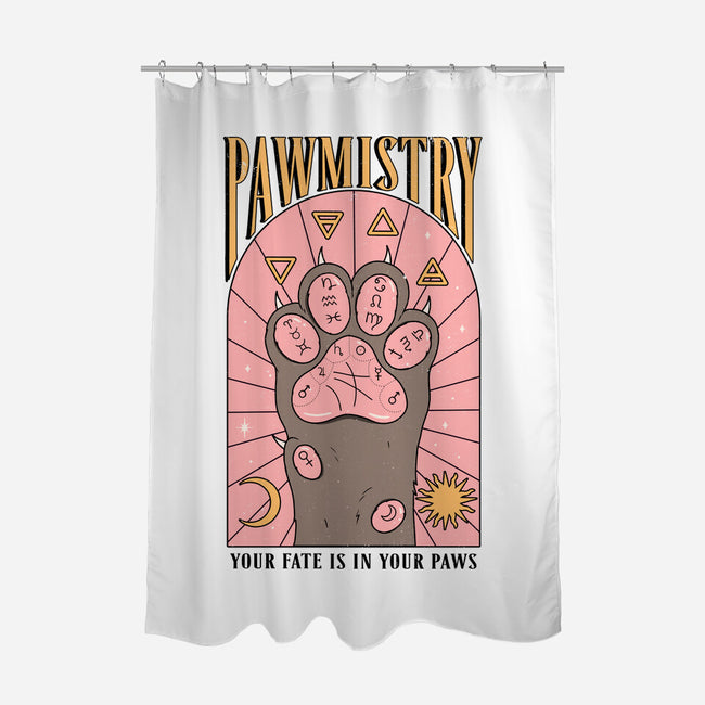 Paw Reading-None-Polyester-Shower Curtain-Thiago Correa