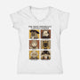 Cats In Catkind-Womens-V-Neck-Tee-Thiago Correa