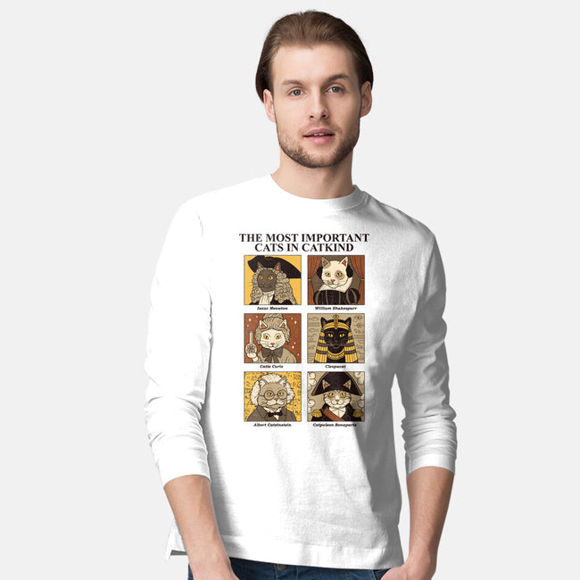 Cats In Catkind-Mens-Long Sleeved-Tee-Thiago Correa