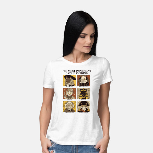 Cats In Catkind-Womens-Basic-Tee-Thiago Correa