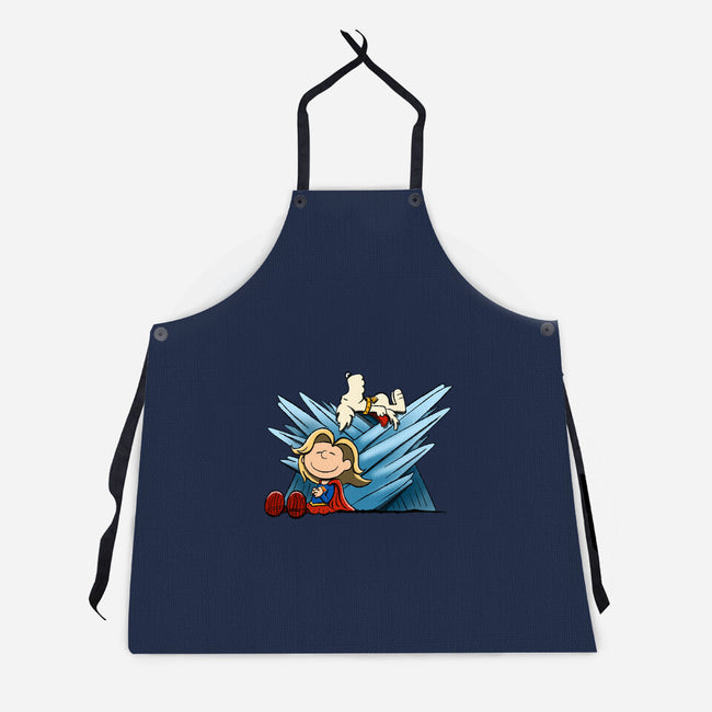 Happiness Is Super-Unisex-Kitchen-Apron-DrawnByBryan