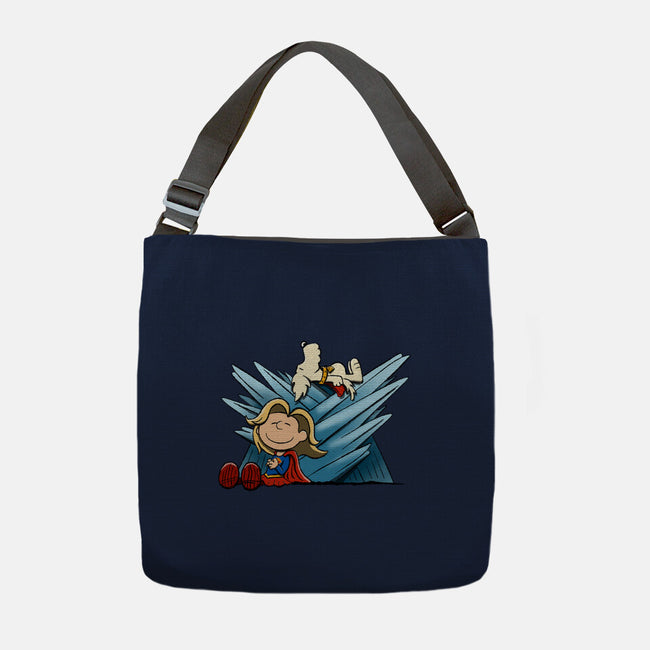 Happiness Is Super-None-Adjustable Tote-Bag-DrawnByBryan
