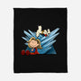 Happiness Is Super-None-Fleece-Blanket-DrawnByBryan