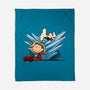Happiness Is Super-None-Fleece-Blanket-DrawnByBryan
